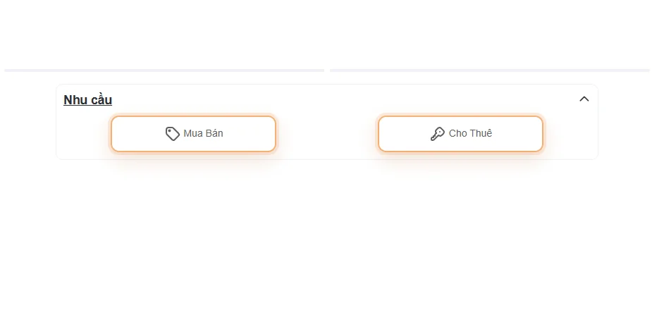 Chọn nhu cầu đăng tin
